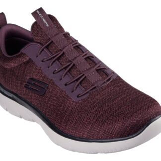Pantofi barbati Skechers bordo inchis material textil