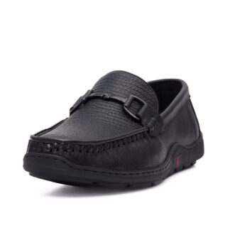 Pantofi barbati casual Otter V6V620011 01-N negru piele naturala