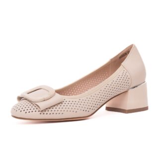 Pantofi dama elegant KARISMA JYJY60007B 52-N crem piele naturala