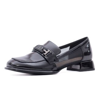 Pantofi dama Epica V723A149-641D negru piele lacuita