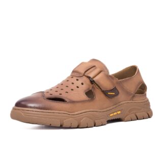 Pantofi barbati casual MELS WM816 coniac piele naturala