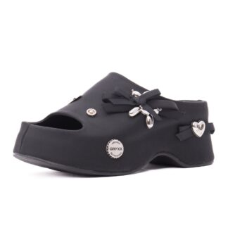 Papuci dama Gryxx 7R5D1070 01-S negru material sintetic
