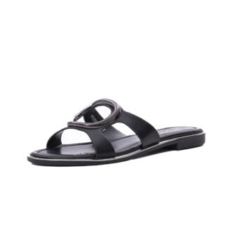 Papuci dama PASS Collection 1WHD2506-59 negru piele naturala