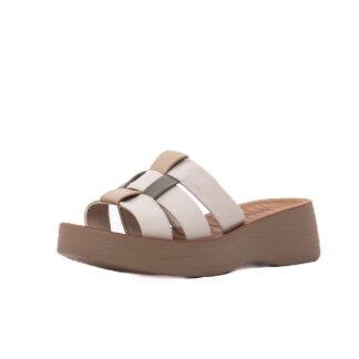 Papuci dama PASS Collection J9J980008B 52-N crem piele naturala