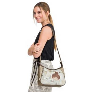 Poșetă Casual Anekke Aurie 42803-002 Design Artistic 30 cm