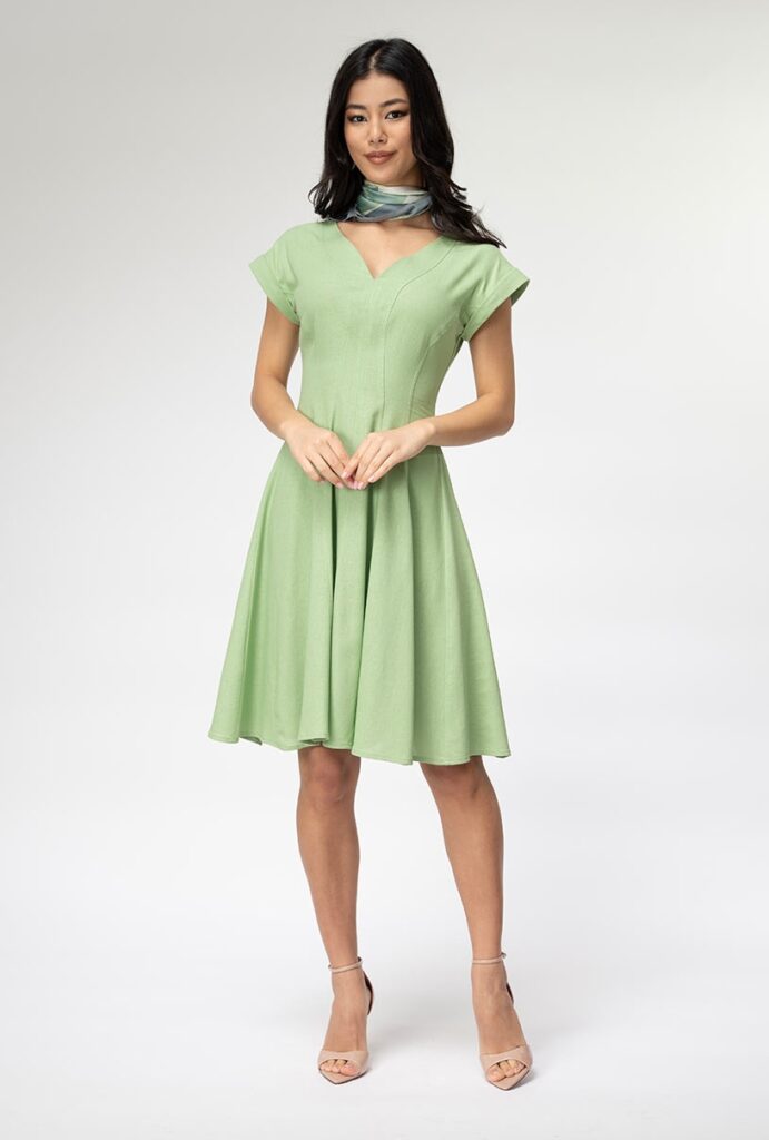 Rochii dama Hermosa olive in