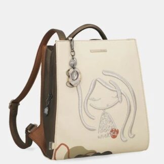 Rucsac dama Anekke bej piele ecologica 42875-273