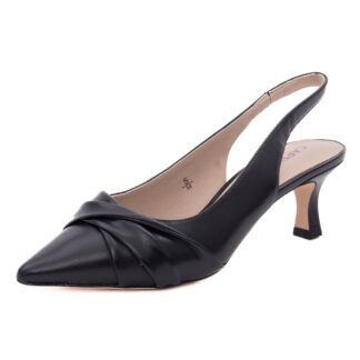Saboti dama Caprice negru piele naturala 9-29600-46 022