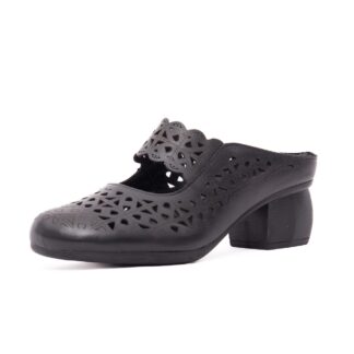 Saboti dama PASS Collection 9VZM60001A 01-N negru piele naturala
