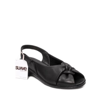 Pantofi dama casual Suave SU0273T NICE negru piele naturala