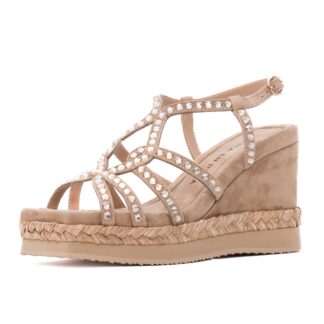 Sandale dama ALMA EN PENA bej piele intoarsa V265852 SUEDE SAND
