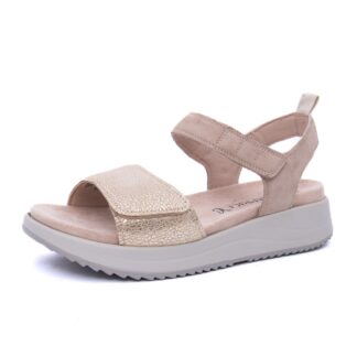 Sandale dama Caprice bej piele naturala 9-28702-42 199