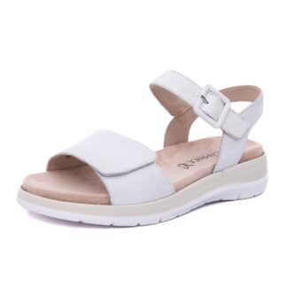 Sandale dama Caprice alb piele ecologica 9-28717-44 102