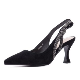 Sandale dama Epica H3CN80004A 01-I negru piele intoarsa