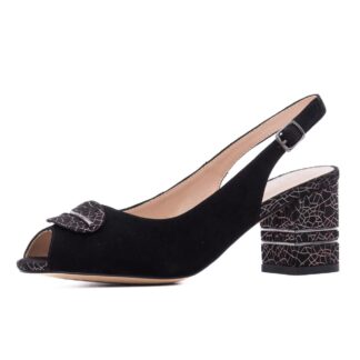 Sandale dama Epica K3K360070A 01-I negru piele intoarsa