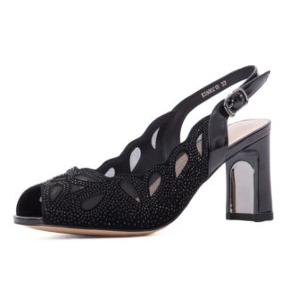 Sandale dama Epica K3K380021B 01-I negru piele intoarsa