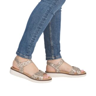 Sandale dama Remonte multicolor piele naturala D2049-91
