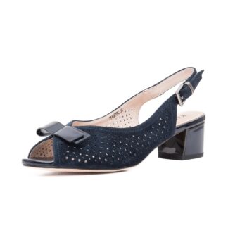 Sandale dama KARISMA JYJY40019C 42-I bleumarin piele intoarsa