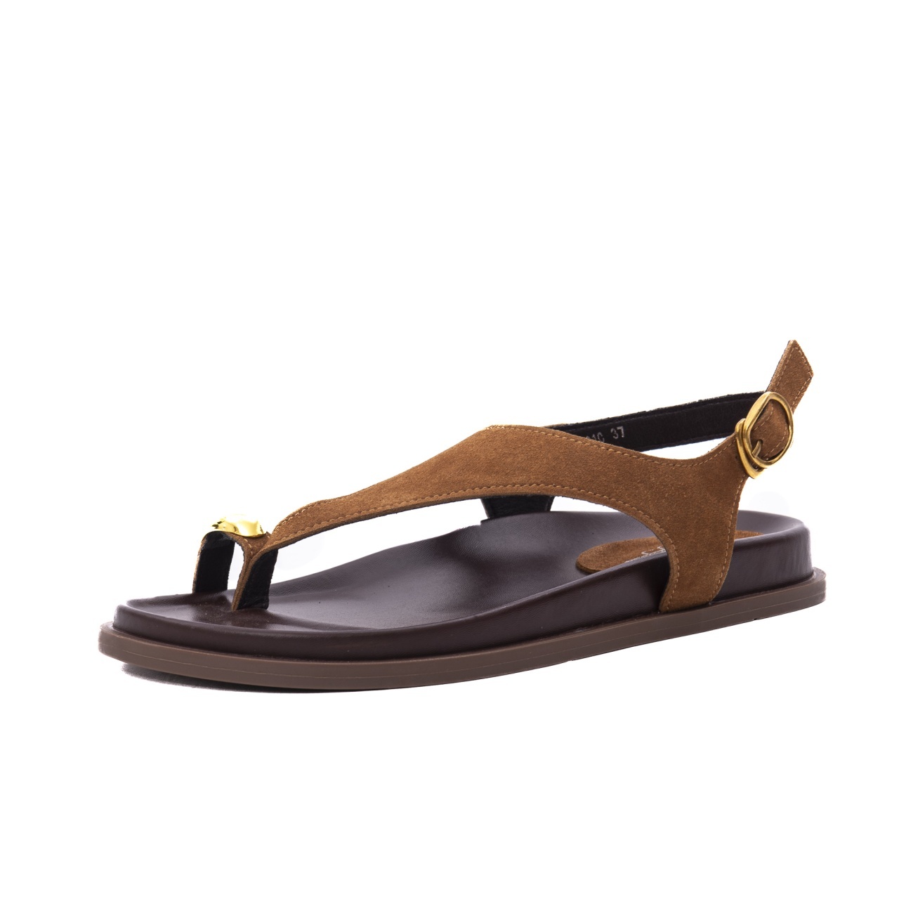 Sandale dama PASS Collection AGQS80001C 02-I maro piele intoarsa