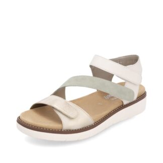 Sandale damă Remonte D2050-62 bej piele naturală & talpă confortabilă