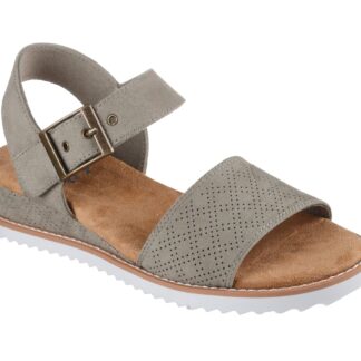 Sandale dama Skechers olive material textil