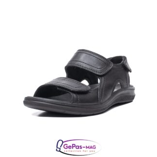 Sandale barbati casual IMAC IC702730 negru piele naturala