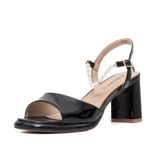 Sandale dama KARISMA H1WC40001D 01-L negru piele lacuita