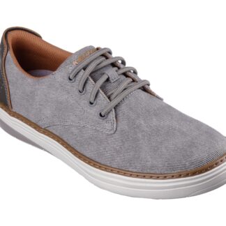 Adidasi barbati Skechers gri material textil