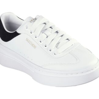 Adidasi dama Skechers alb piele naturala