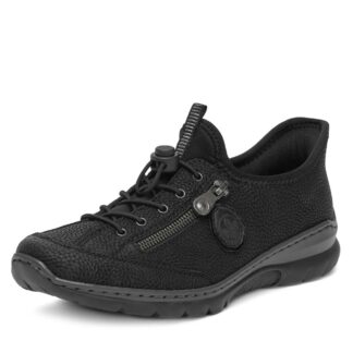 Adidasi dama Rieker L32F1-00 negru imitatie piele