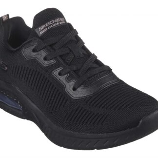 Adidasi dama sport Skechers negru material textil
