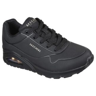 Adidasi dama sport Skechers negru piele ecologica
