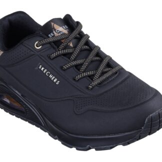 Adidasi dama Skechers negru piele ecologica