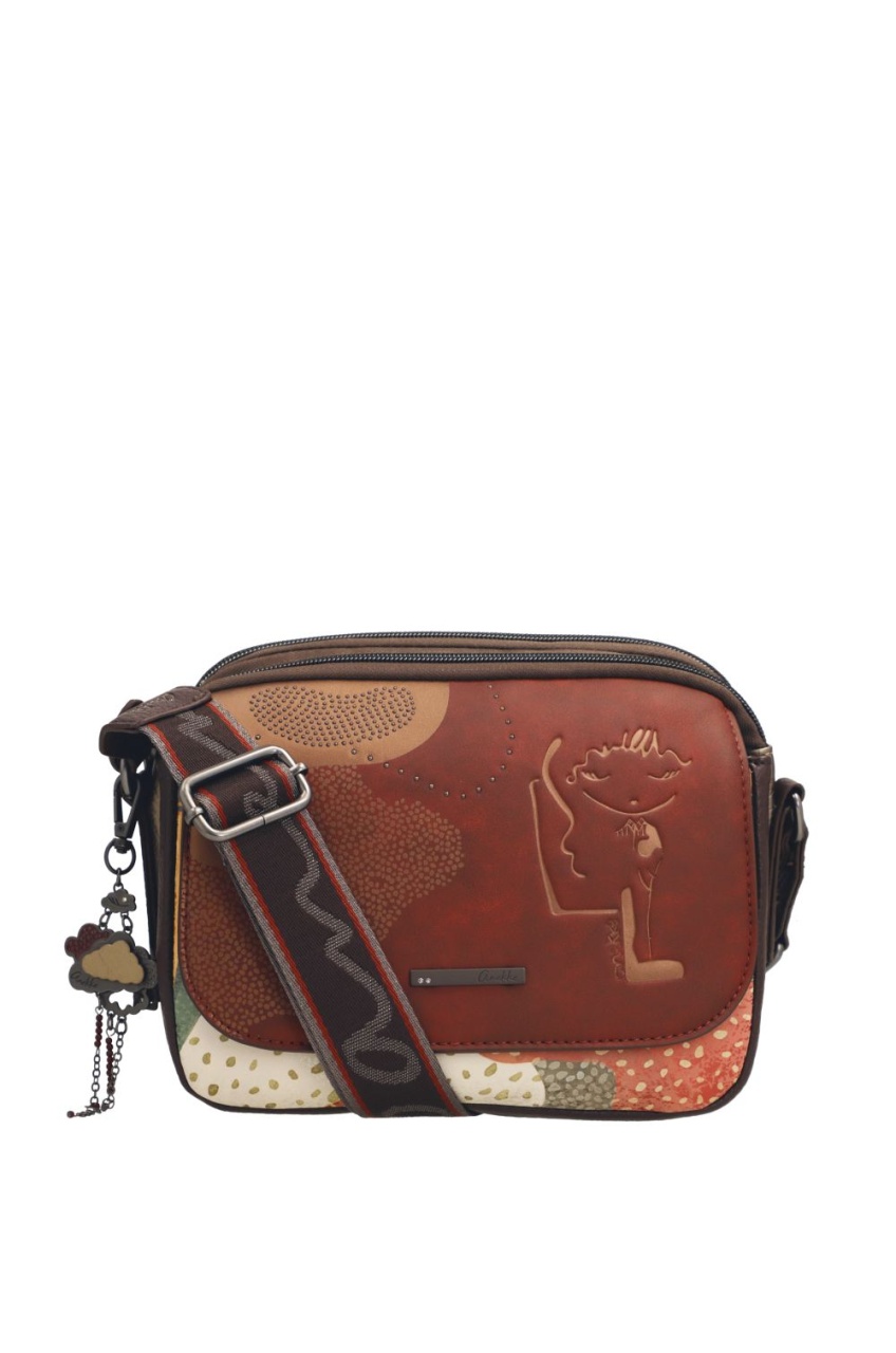 Geantă crossbody damă Odyssey cu clapă Anekke 43833-349 multicolor - imagine 3