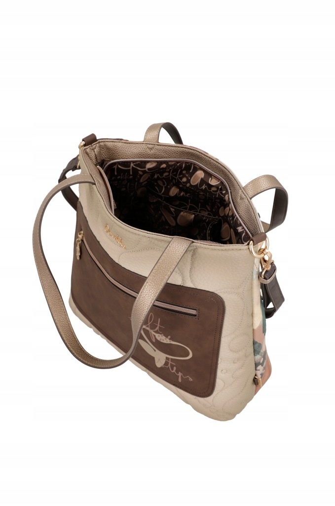 Geanta eleganta A4 BLOSSOM din piele ecologica Anekke 43712-214 Multicolor - imagine 2
