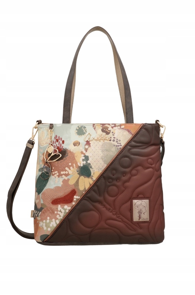 Geanta eleganta A4 BLOSSOM din piele ecologica Anekke 43712-214 Multicolor
