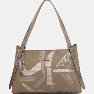 Geanta eleganta din piele ecologica Anekke 43632-453 Taupe Multicolor