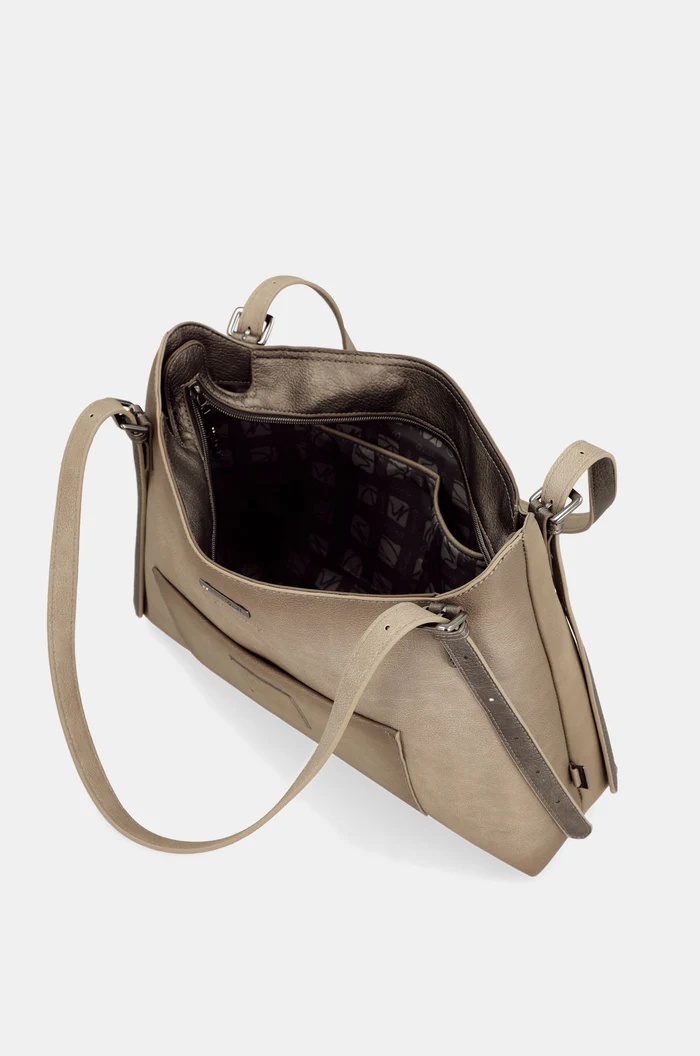 Geanta eleganta din piele ecologica Anekke 43632-453 Taupe Multicolor - imagine 4