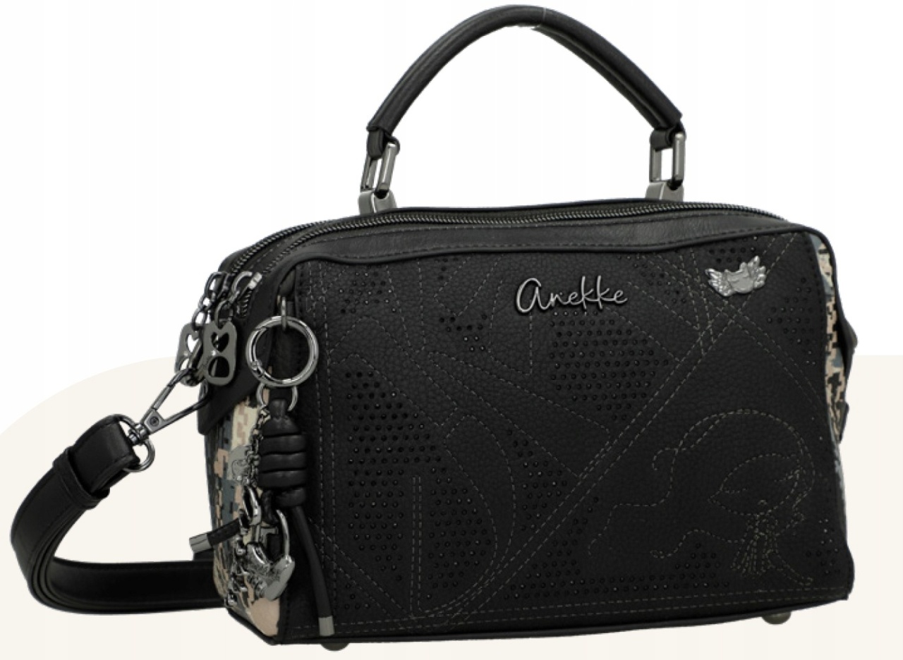 Geanta eleganta IRON TULIP ORCHESTRA din piele ecologica Anekke 43753-443 Negru