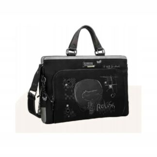 Geanta eleganta ORCHESTRA IRON din piele ecologica Anekke 43756-116 Negru