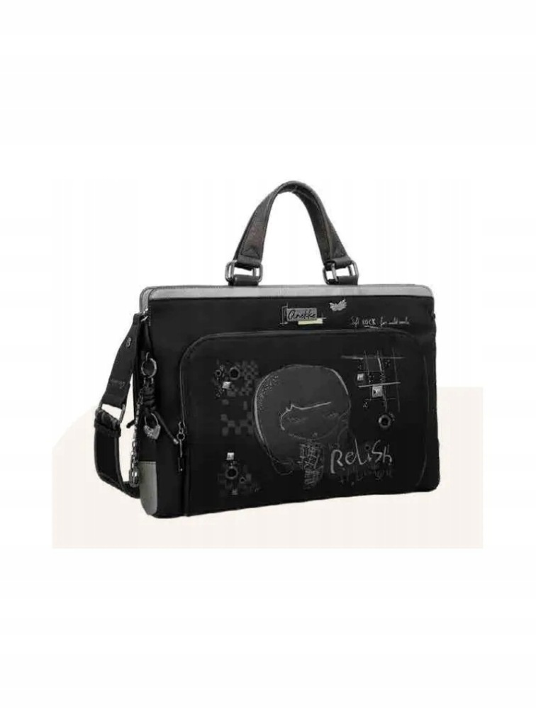 Geanta eleganta ORCHESTRA IRON din piele ecologica Anekke 43756-116 Negru