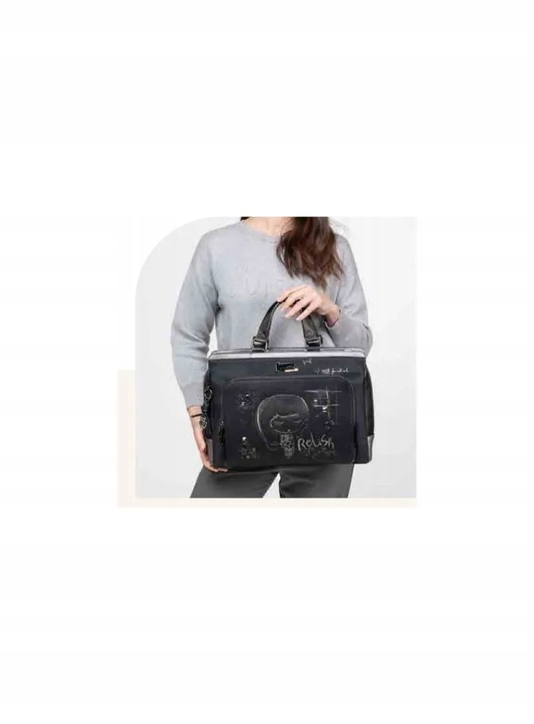 Geanta eleganta ORCHESTRA IRON din piele ecologica Anekke 43756-116 Negru - imagine 2