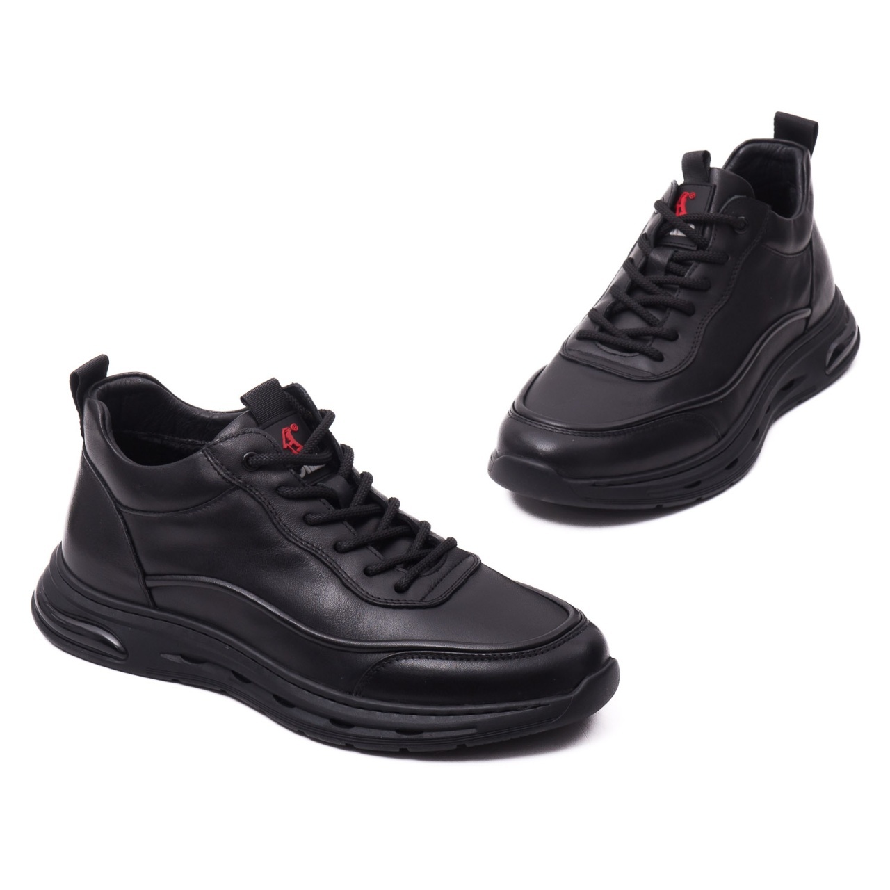 Pantofi barbati din piele naturala Otter 1E670019A 01-N negru - imagine 2