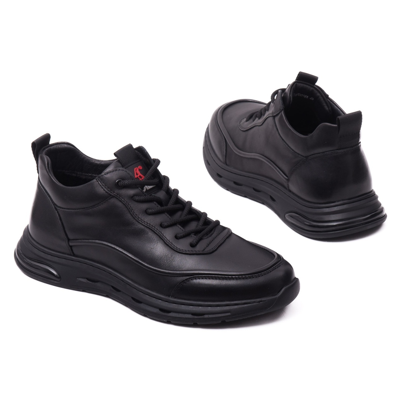 Pantofi barbati din piele naturala Otter 1E670019A 01-N negru - imagine 3