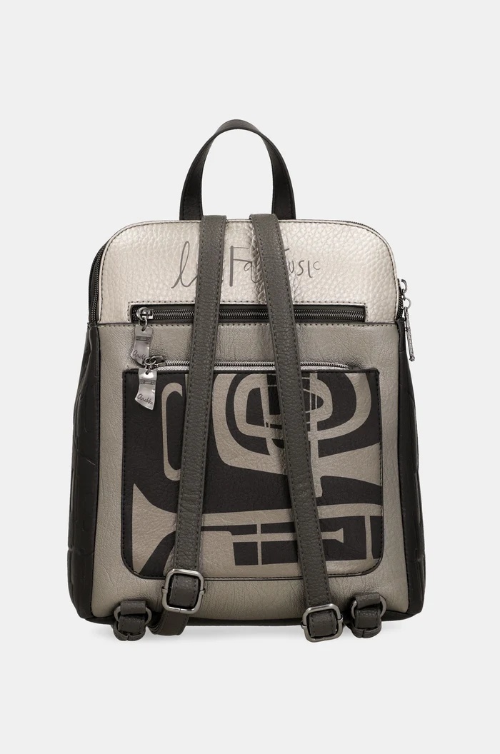 Rucsac damă MELODY din piele ecologica Anekke 43815-073 Multicolor - imagine 3