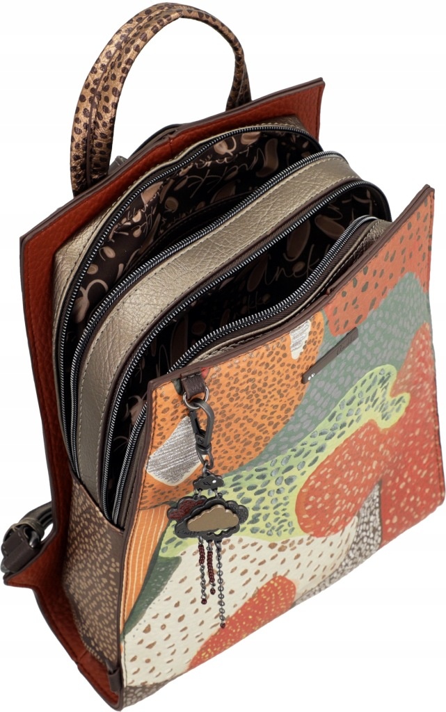 Rucsac damă ODYSSEY TULIP ORCHESTRA din piele ecologica Anekke 43835-314 Multicolor - imagine 4