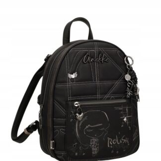 Rucsac damă ORCHESTRA IRON din piele ecologica Anekke 43755-252 Negru