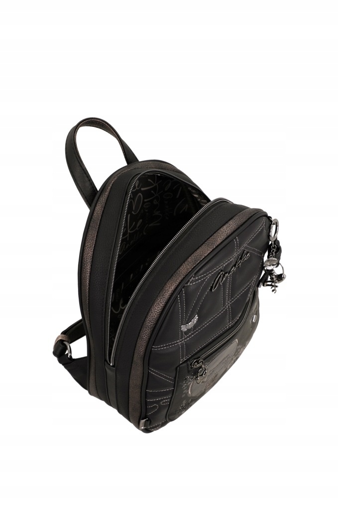 Rucsac damă ORCHESTRA IRON din piele ecologica Anekke 43755-252 Negru - imagine 2