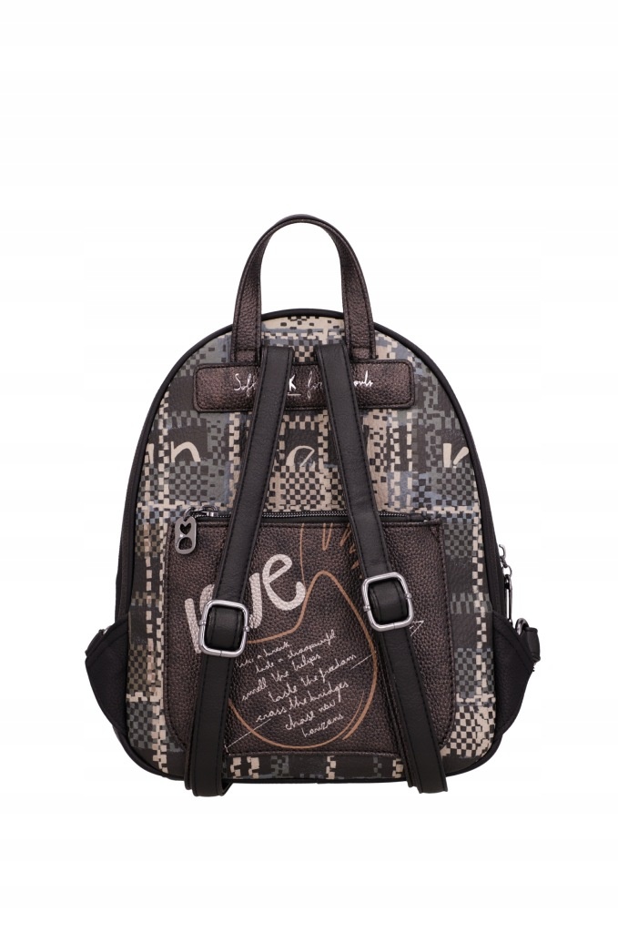 Rucsac damă ORCHESTRA IRON din piele ecologica Anekke 43755-252 Negru - imagine 3