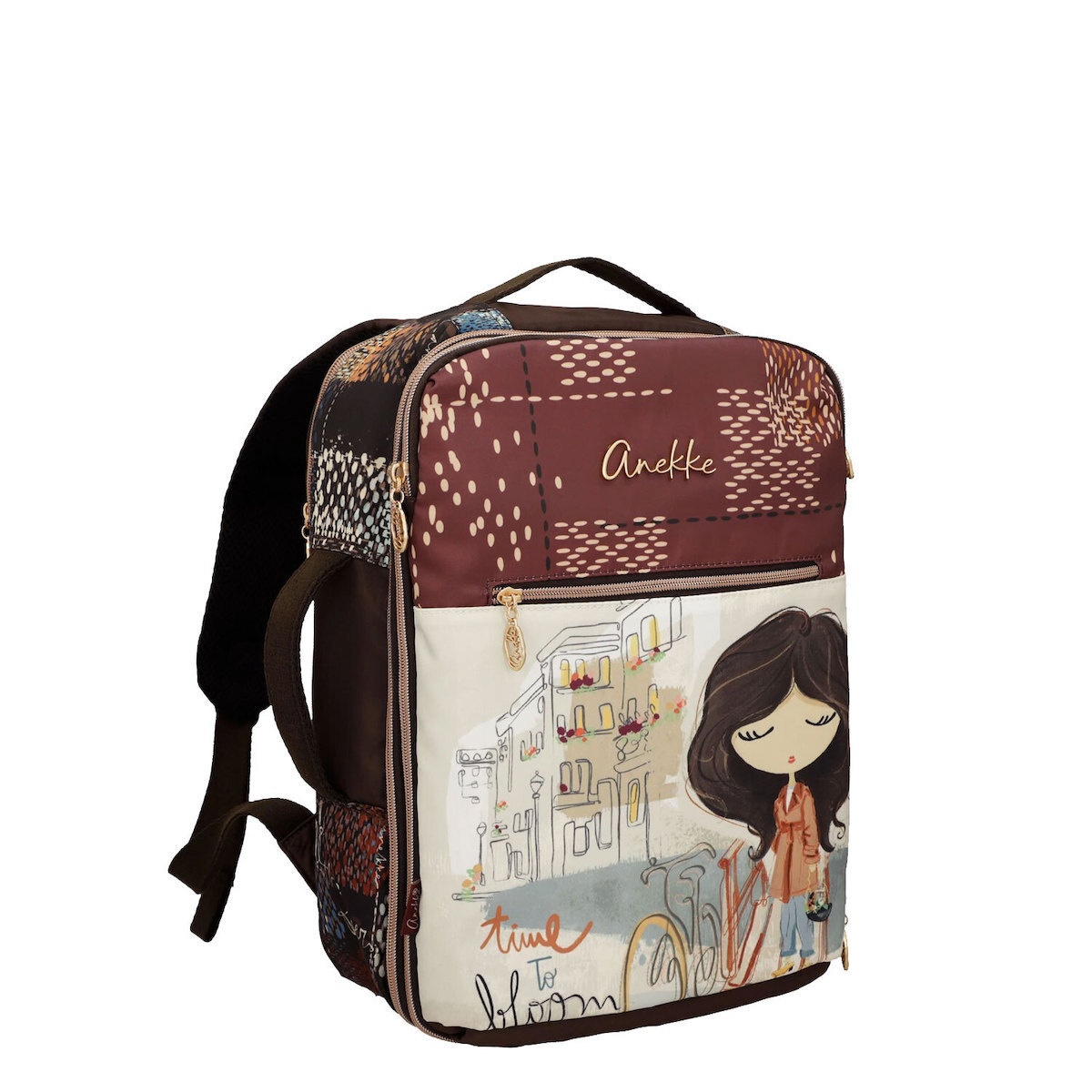 Rucsac damă TULIP din material textil Anekke 43575-011 Multicolor - imagine 2